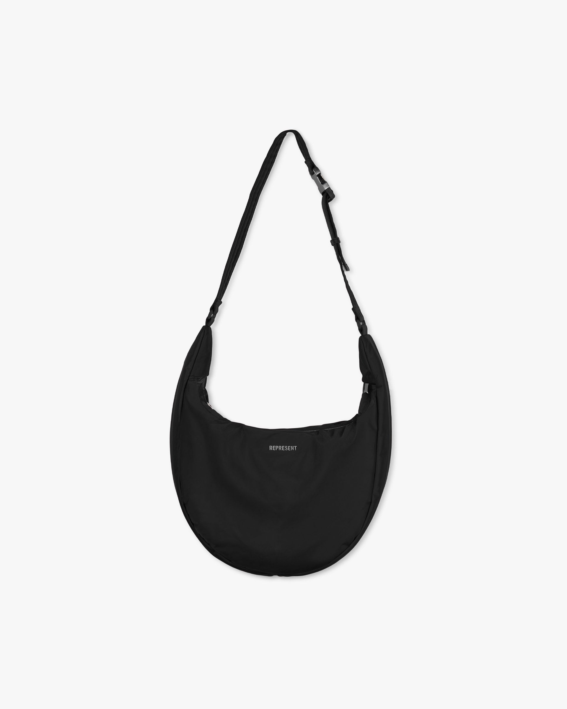 Represent Padded Sling Bag Black