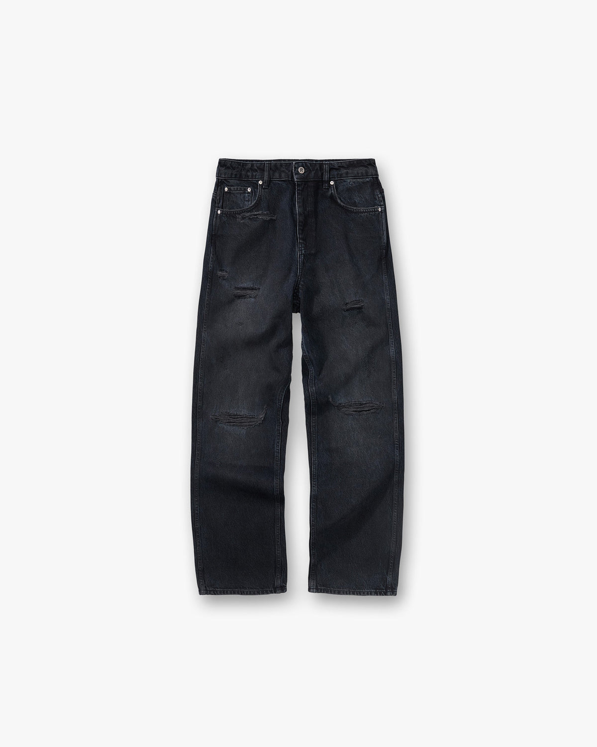 Represent R3 Distressed Baggy Denim Petrol