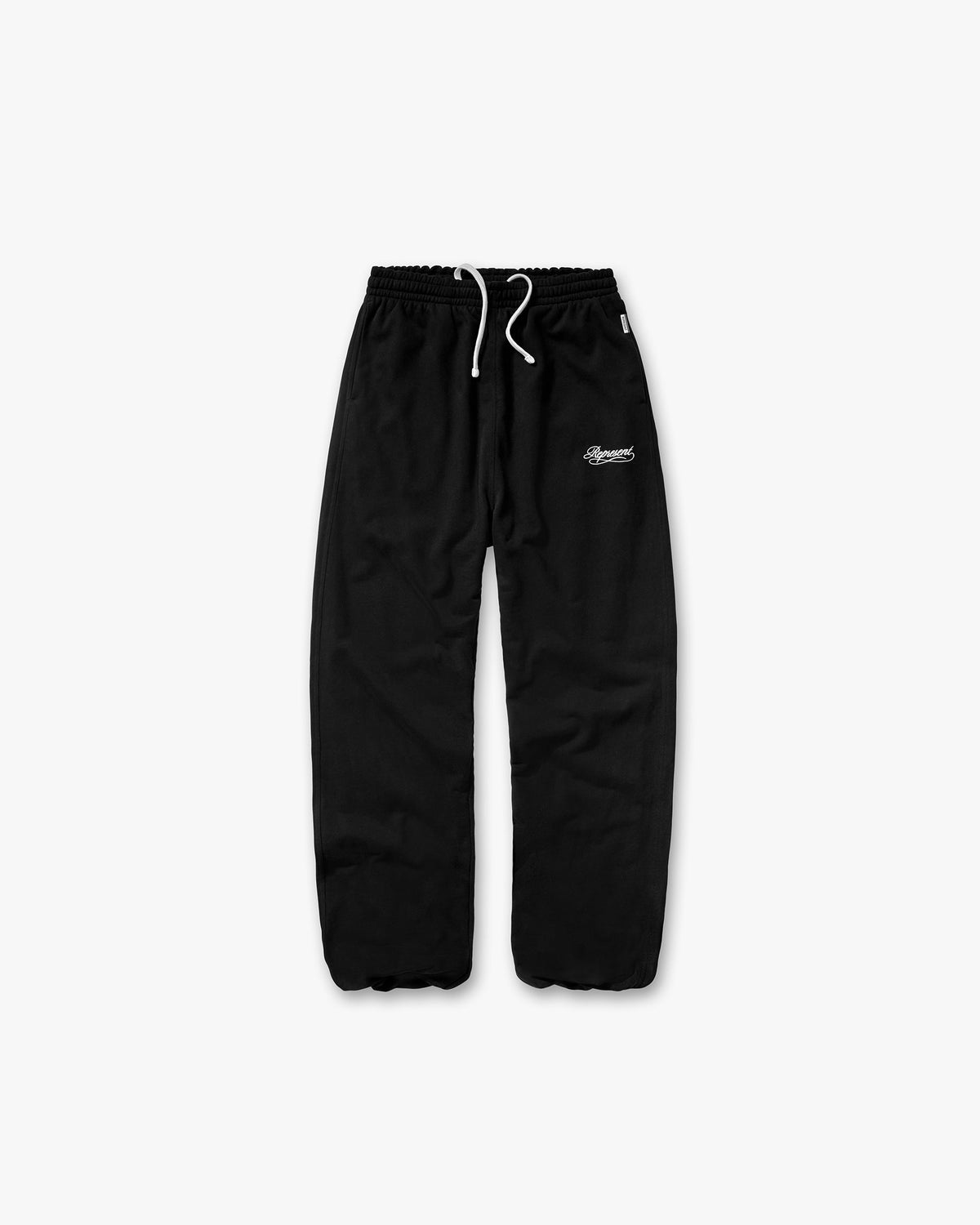 Represent Dual Layer Script Sweatpants Jet Black