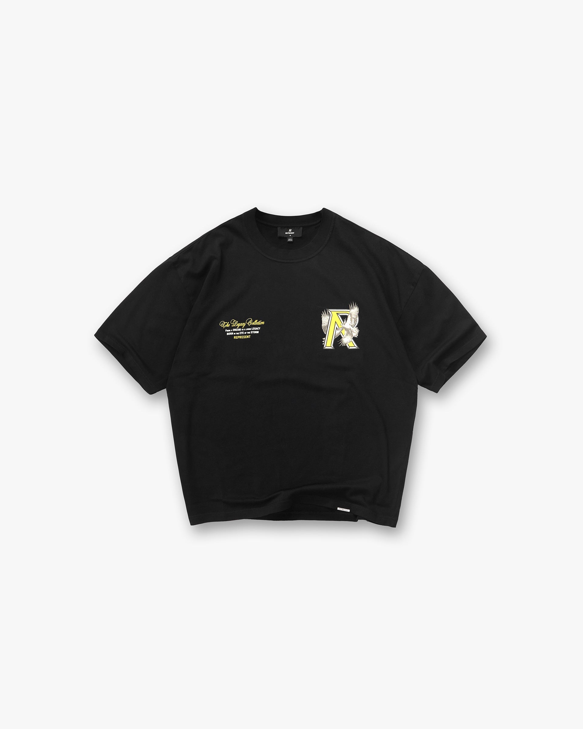 Represent Legacy Falcon T-Shirt Jet Black