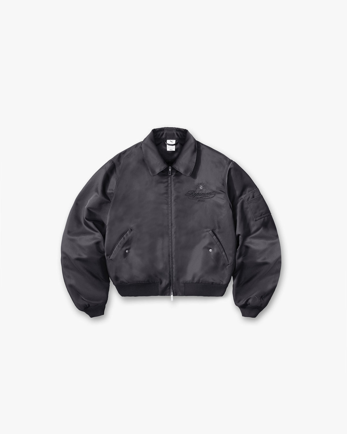 Represent X Puma Bomber Dark Grey