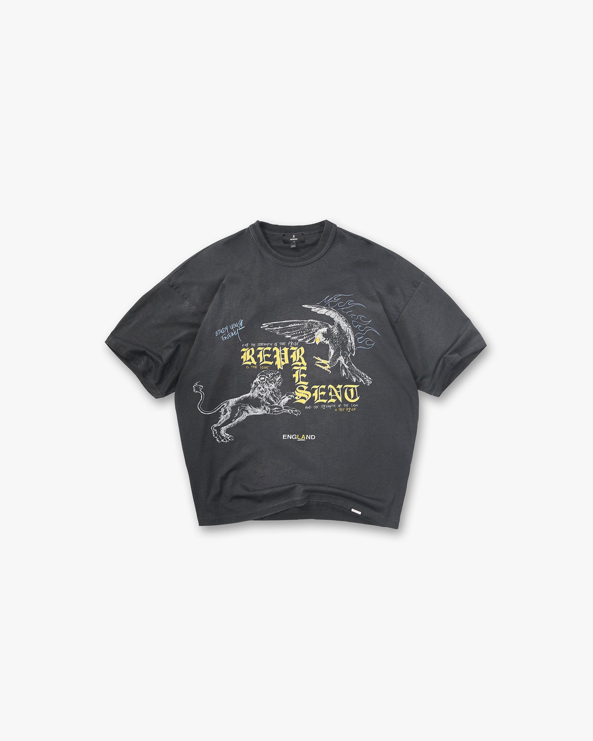 Represent Enemy T-Shirt Washed Black