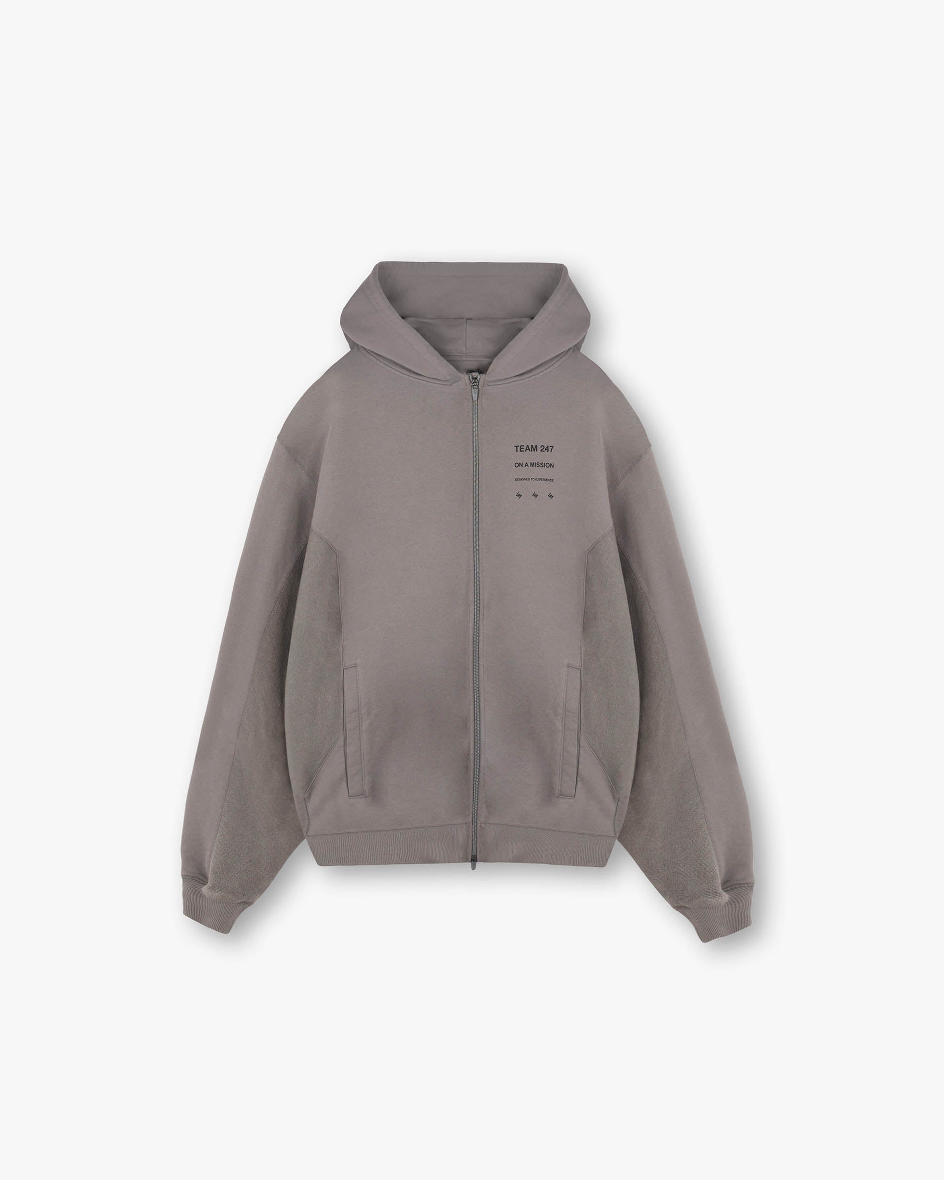 Represent 247 Uprising Zip Hoodie Steel