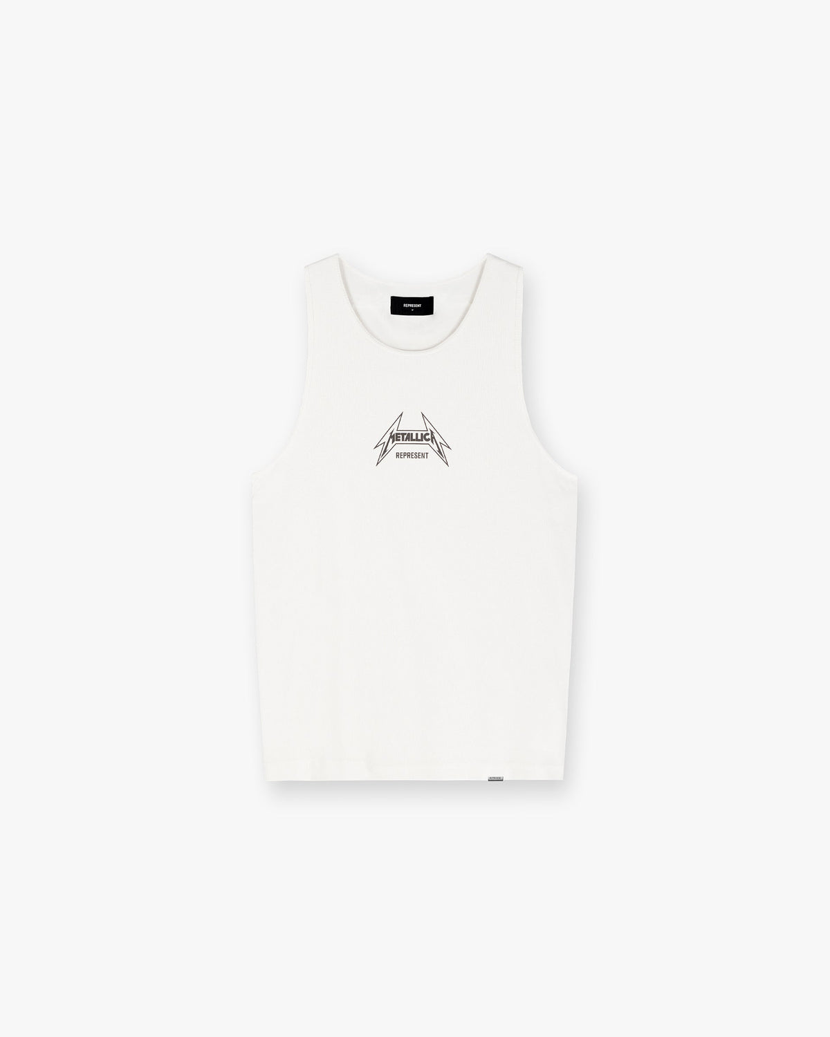Represent X Metallica Local Crew Vest Flat White