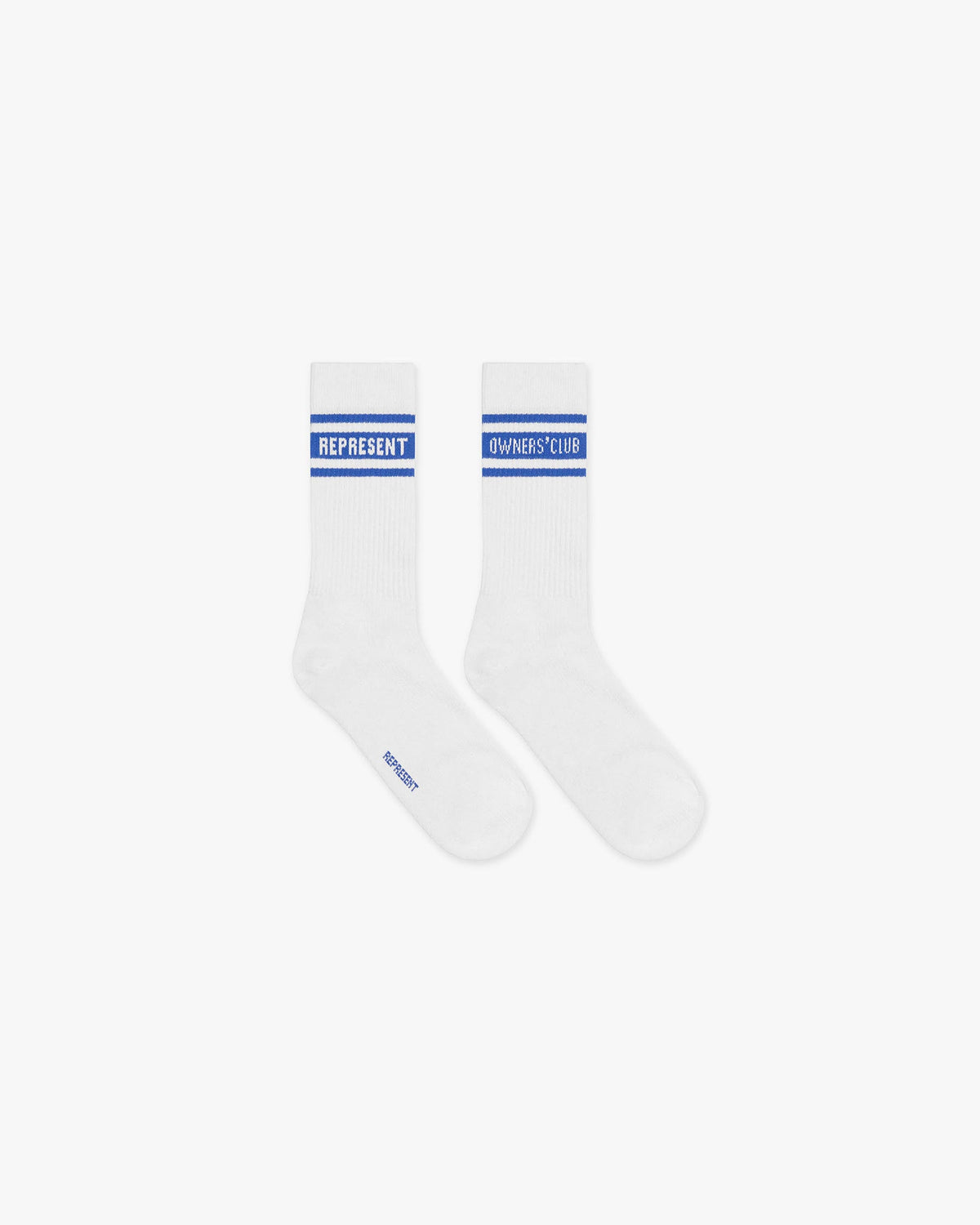 Represent Owners Club Socks Flat White Cobalt