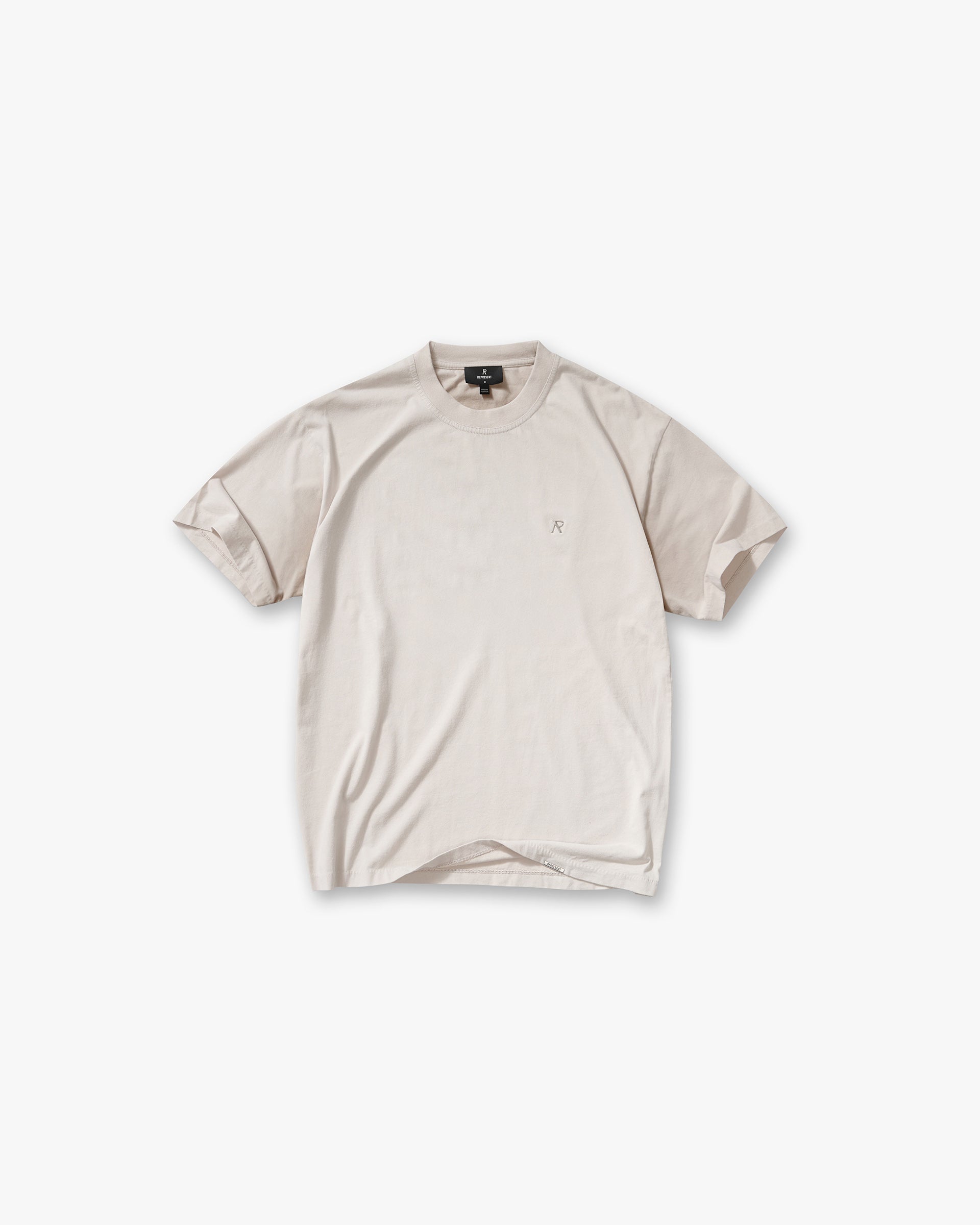 Represent Metal Initial R T-Shirt Concrete
