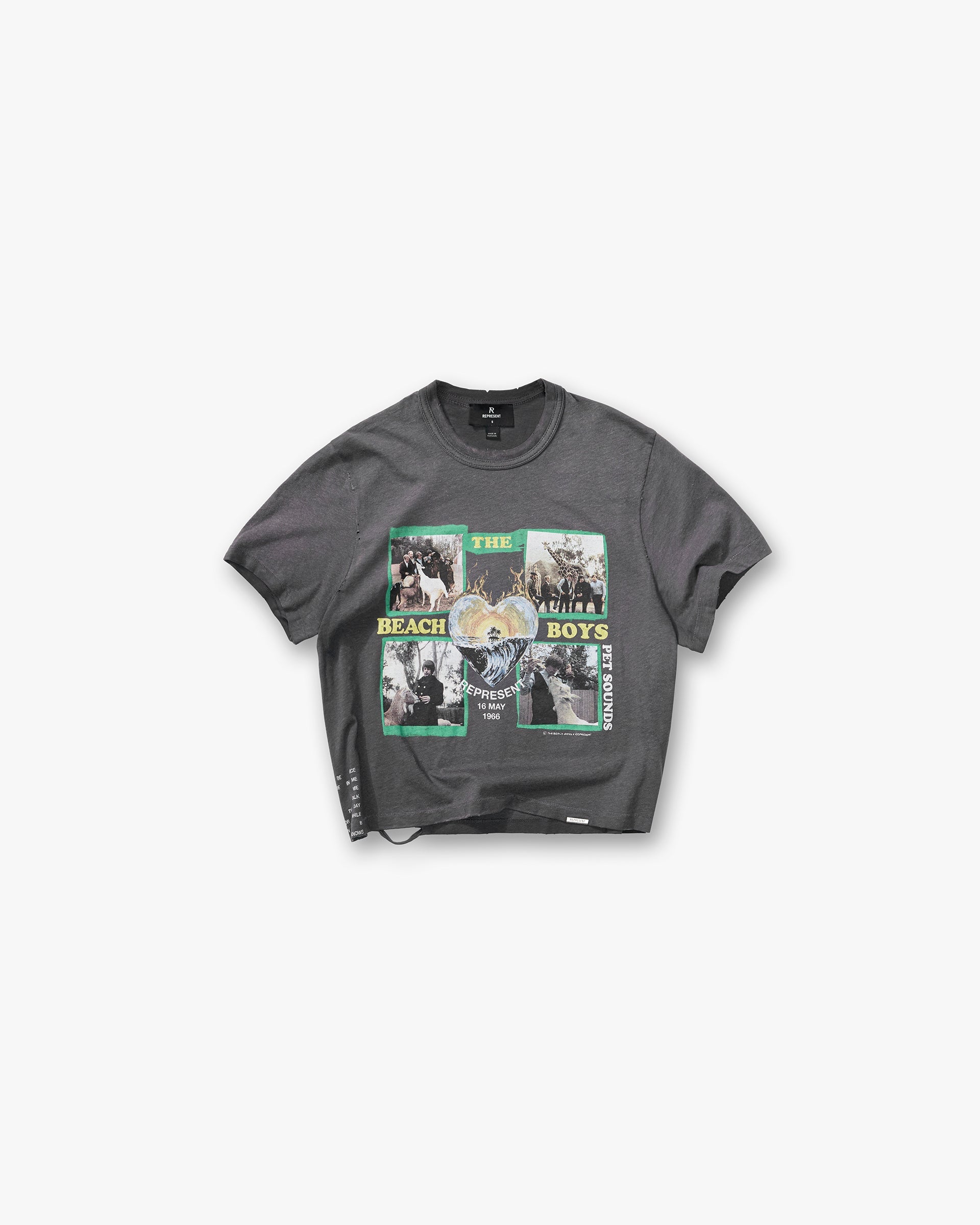 Represent x Beach Boys Pet Sounds T-Shirt Sunfade Grey