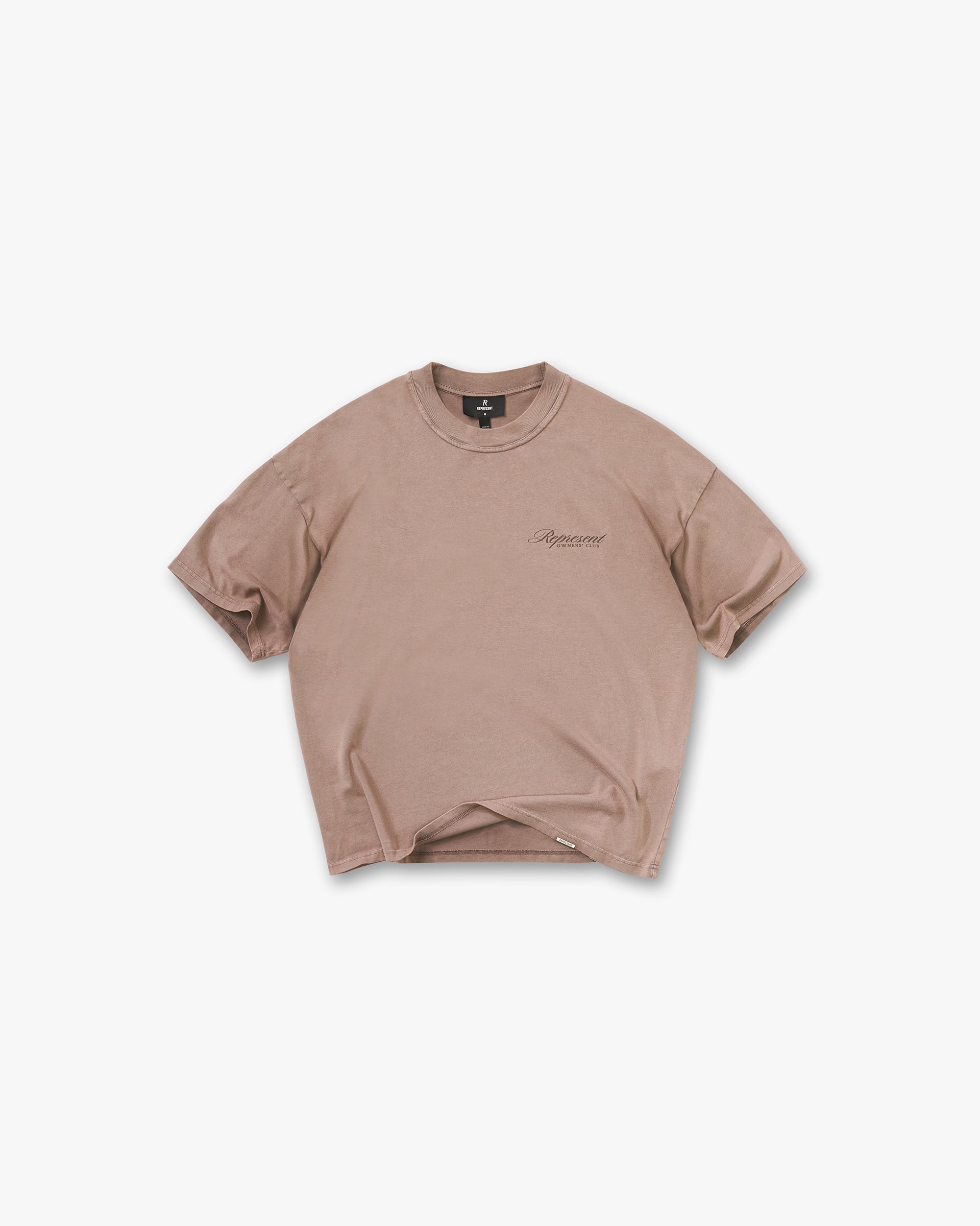 Represent Owners Club Script T-Shirt Truffle
