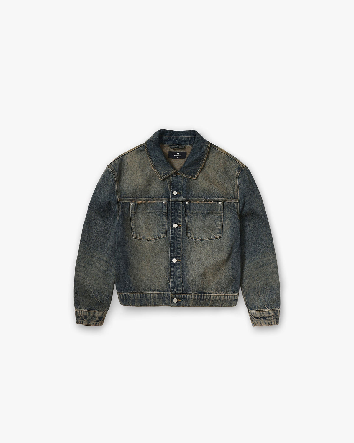Represent Denim Trucker Blue Cream