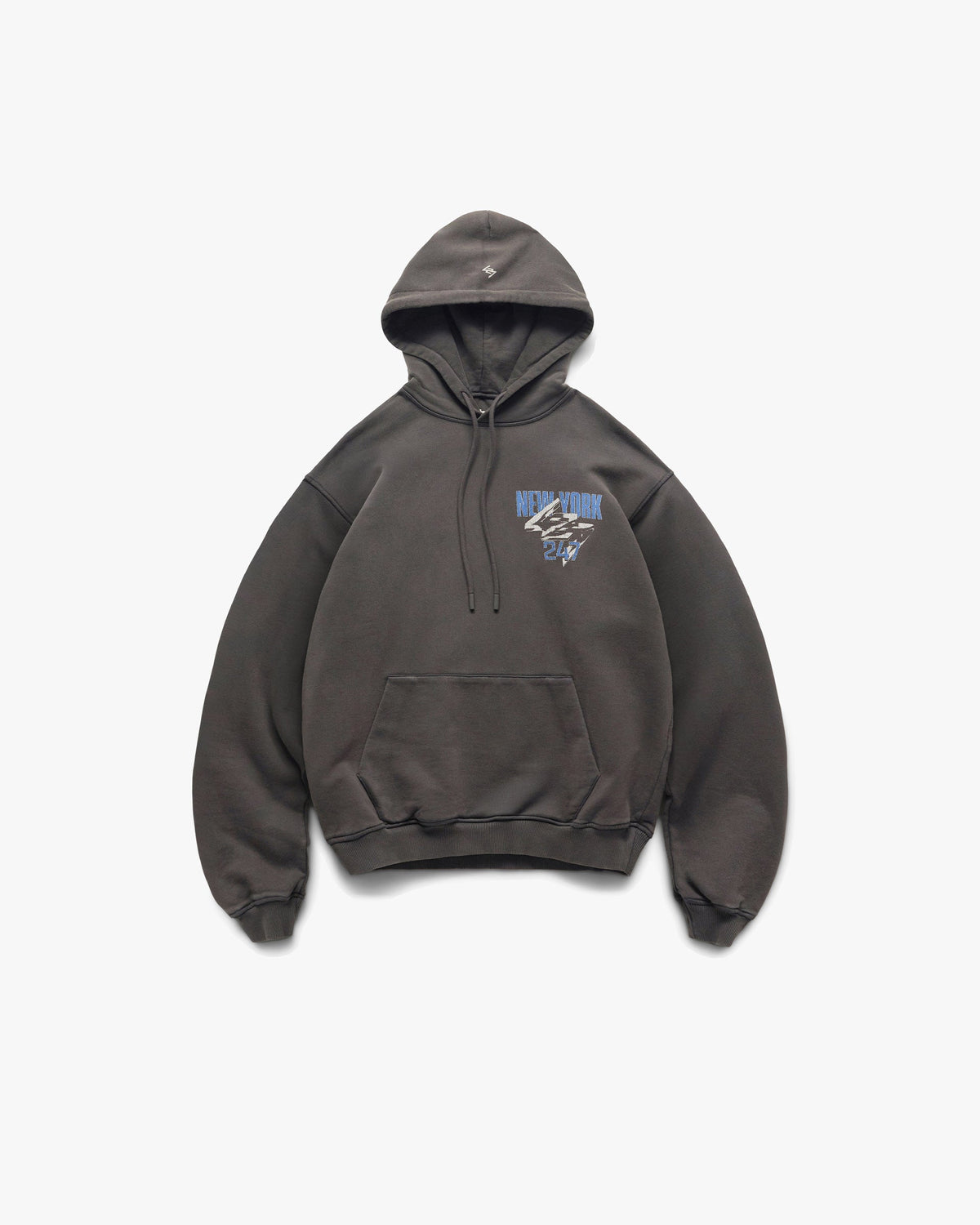 Represent 247 New York Hoodie Washed Grey – pulóver