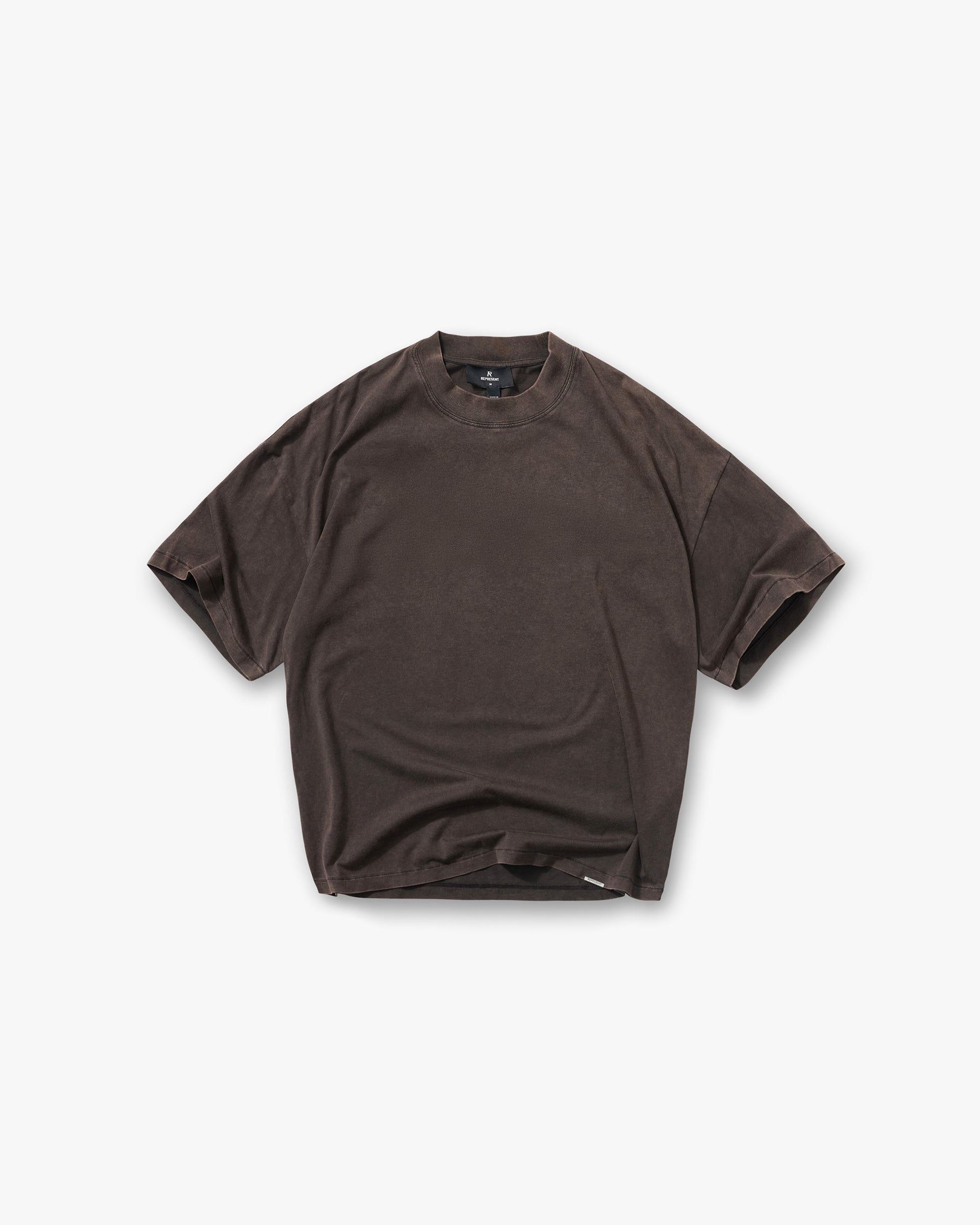 Represent Initial Oversized T-Shirt Coffee