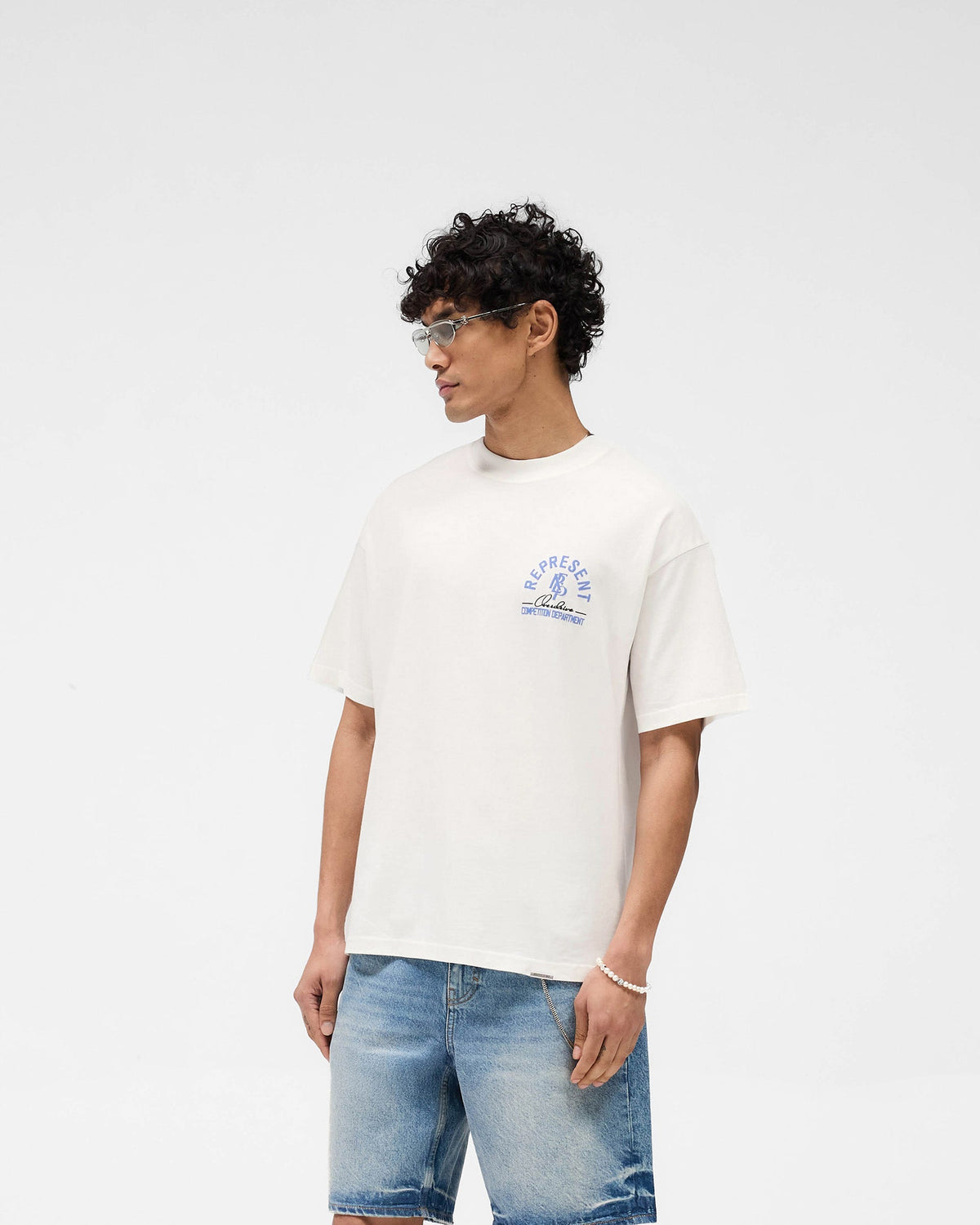 Represent Competition Department T-Shirt Flat White