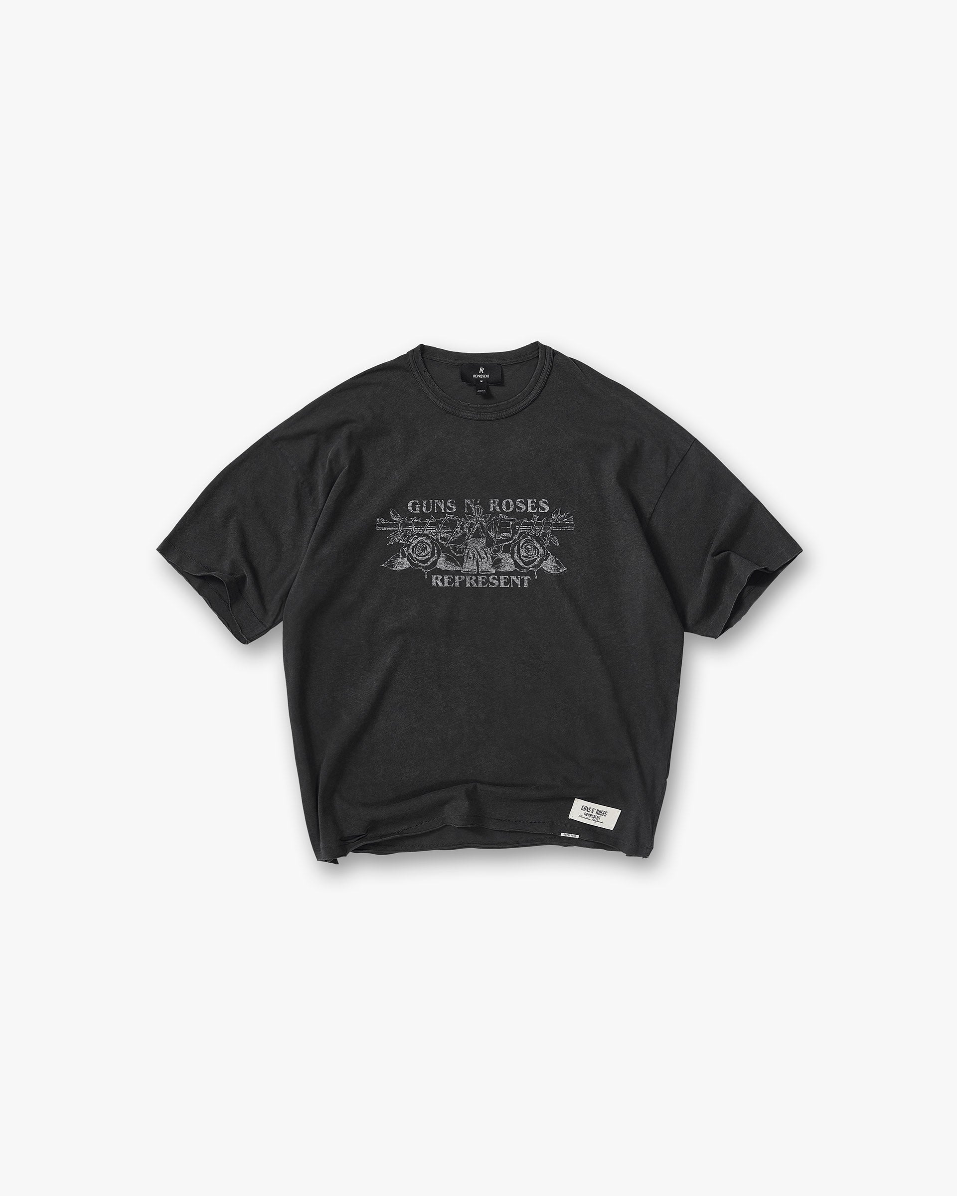 Represent X Guns N' Roses Lock Up T-Shirt Vintage Black