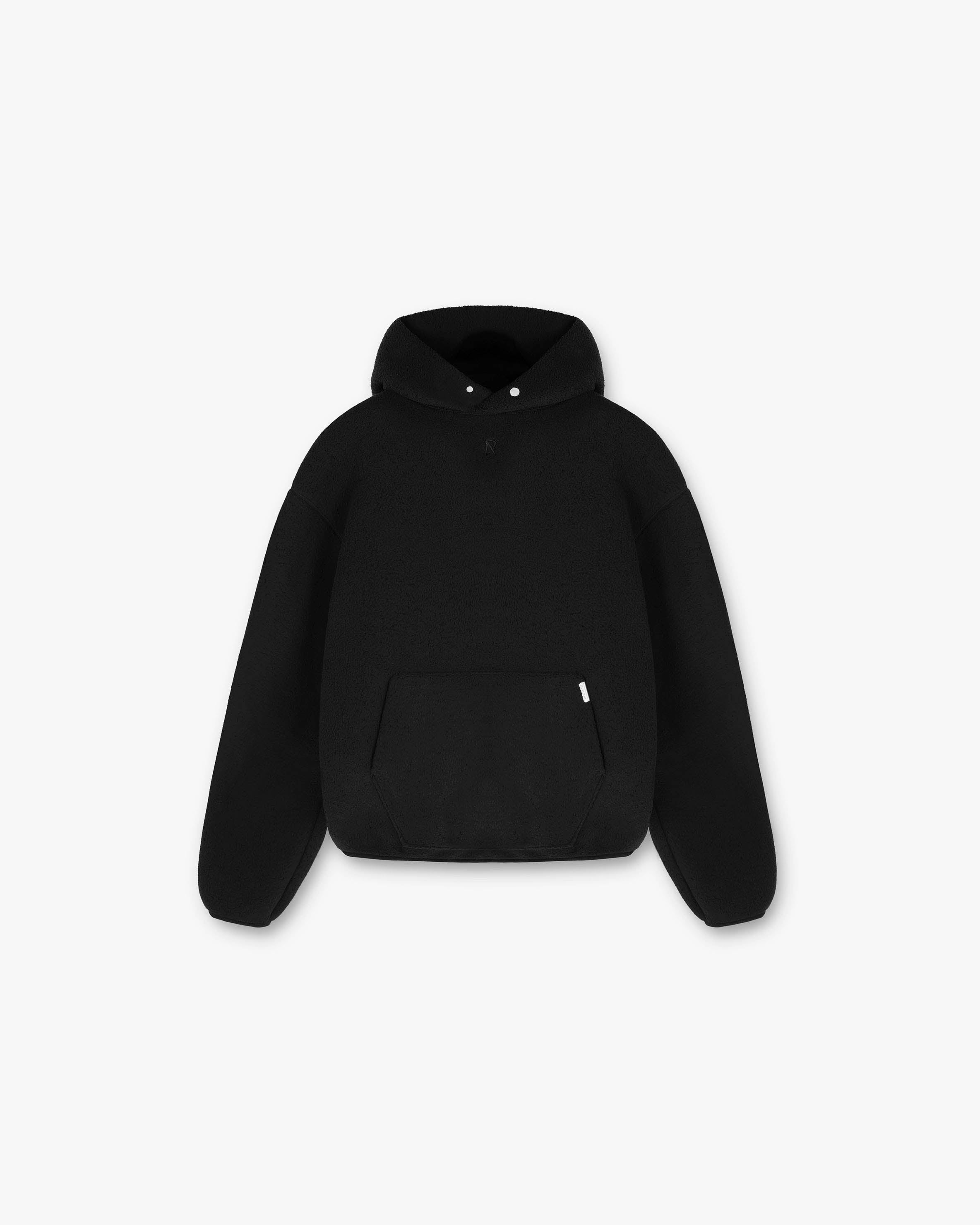 Represent Fleece Oversized Hoodie Black