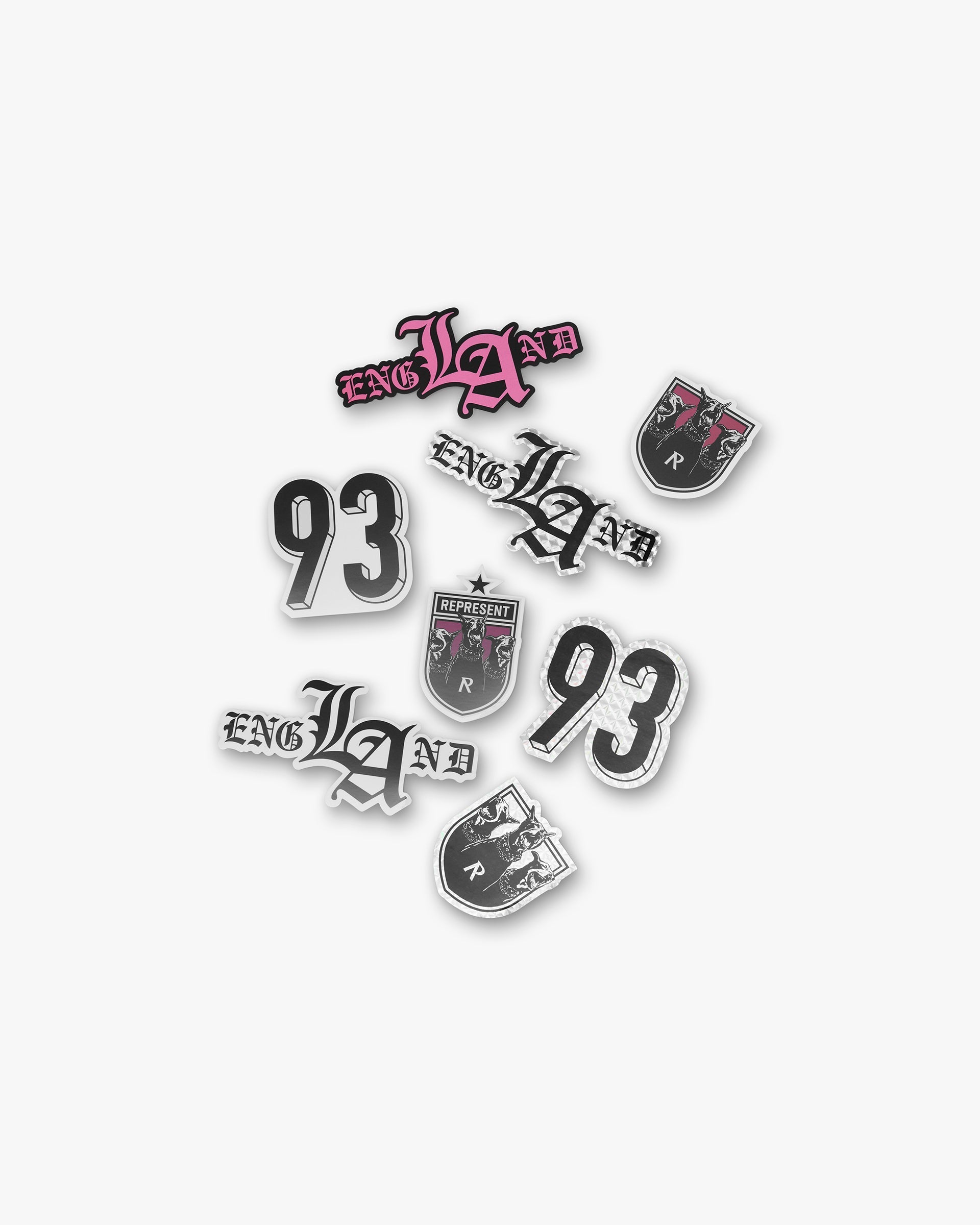 Represent England Stickers Multi