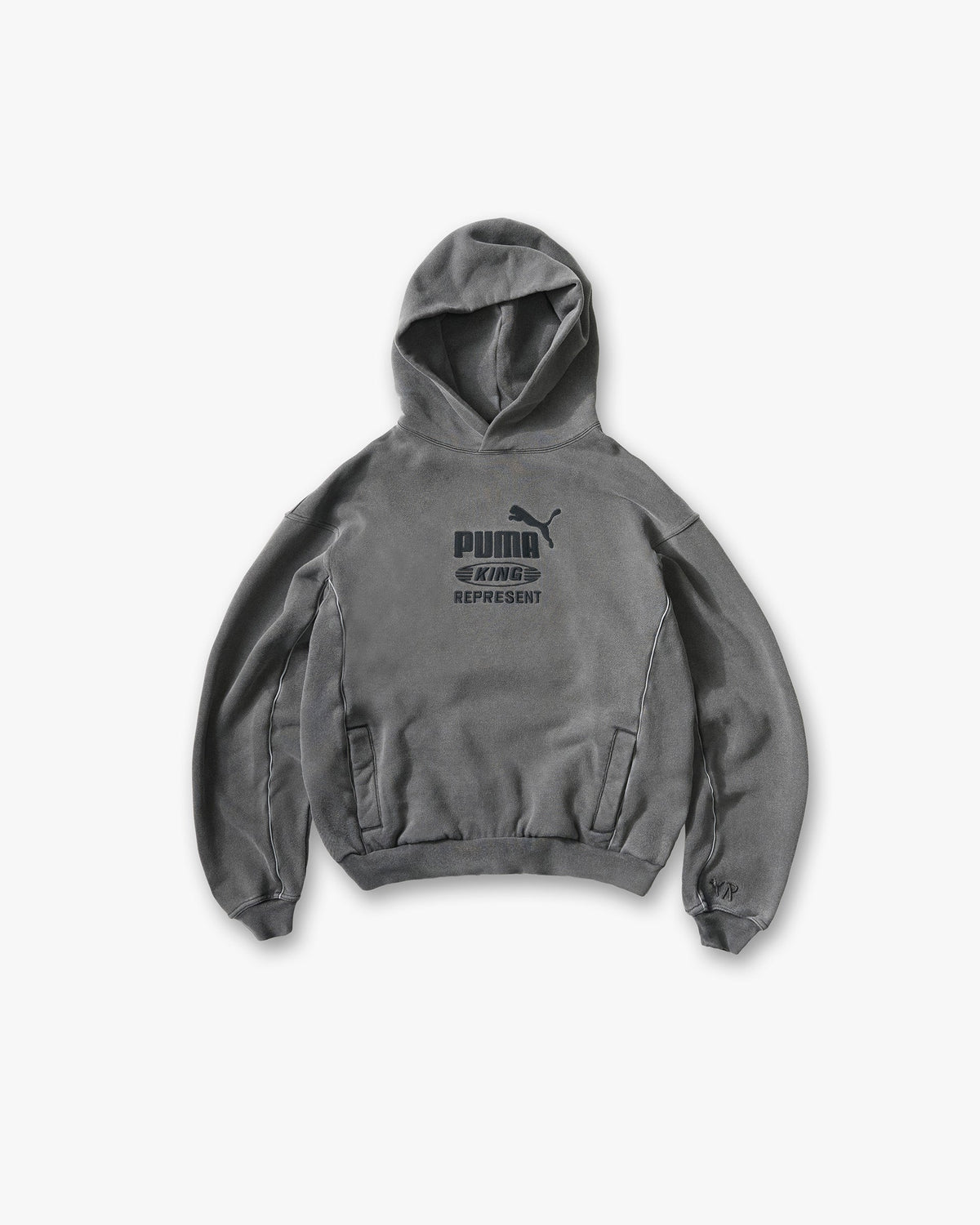 Represent X Puma Graphic Hoodie Dark Grey