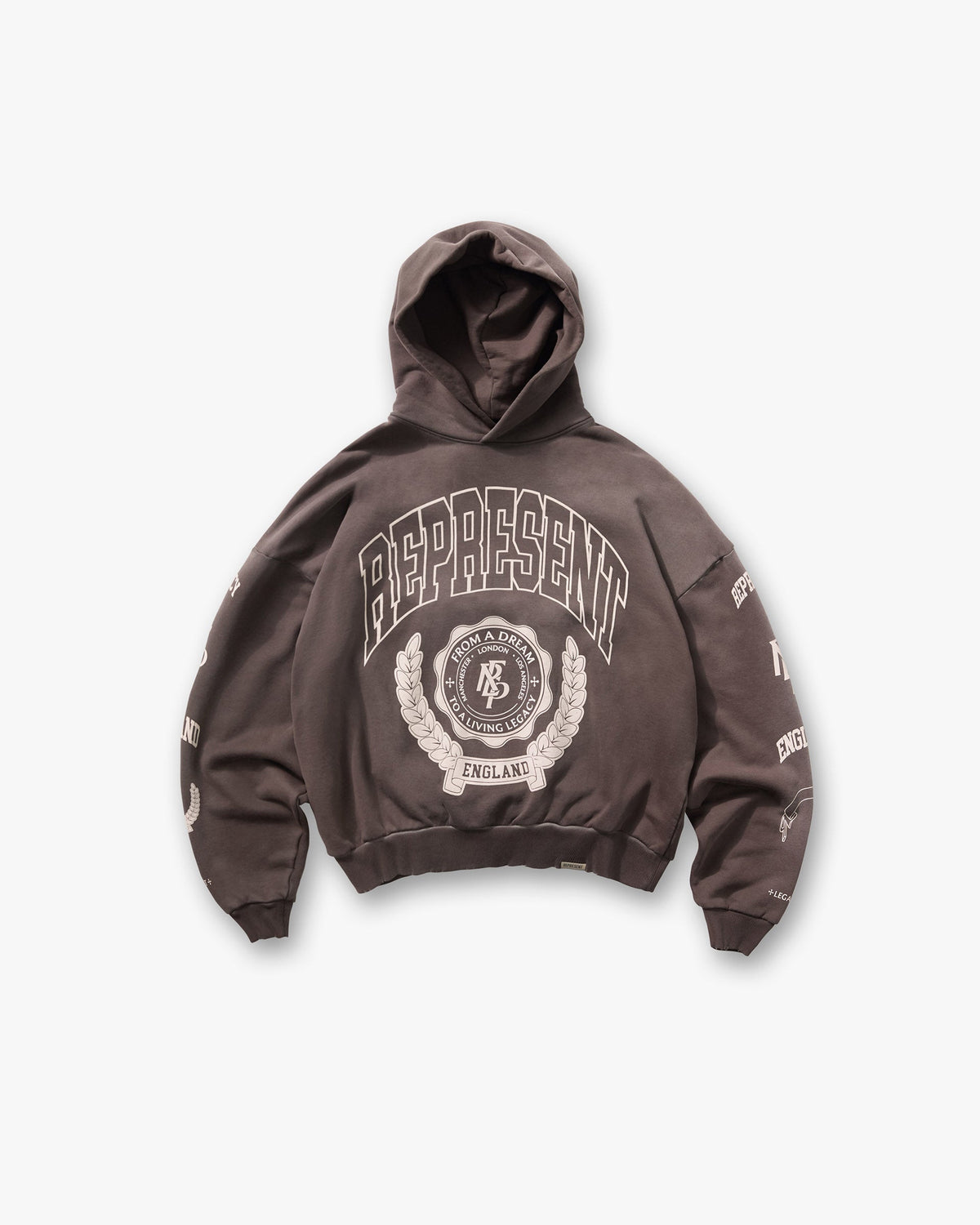 Represent Legacy Crest Hoodie Nero