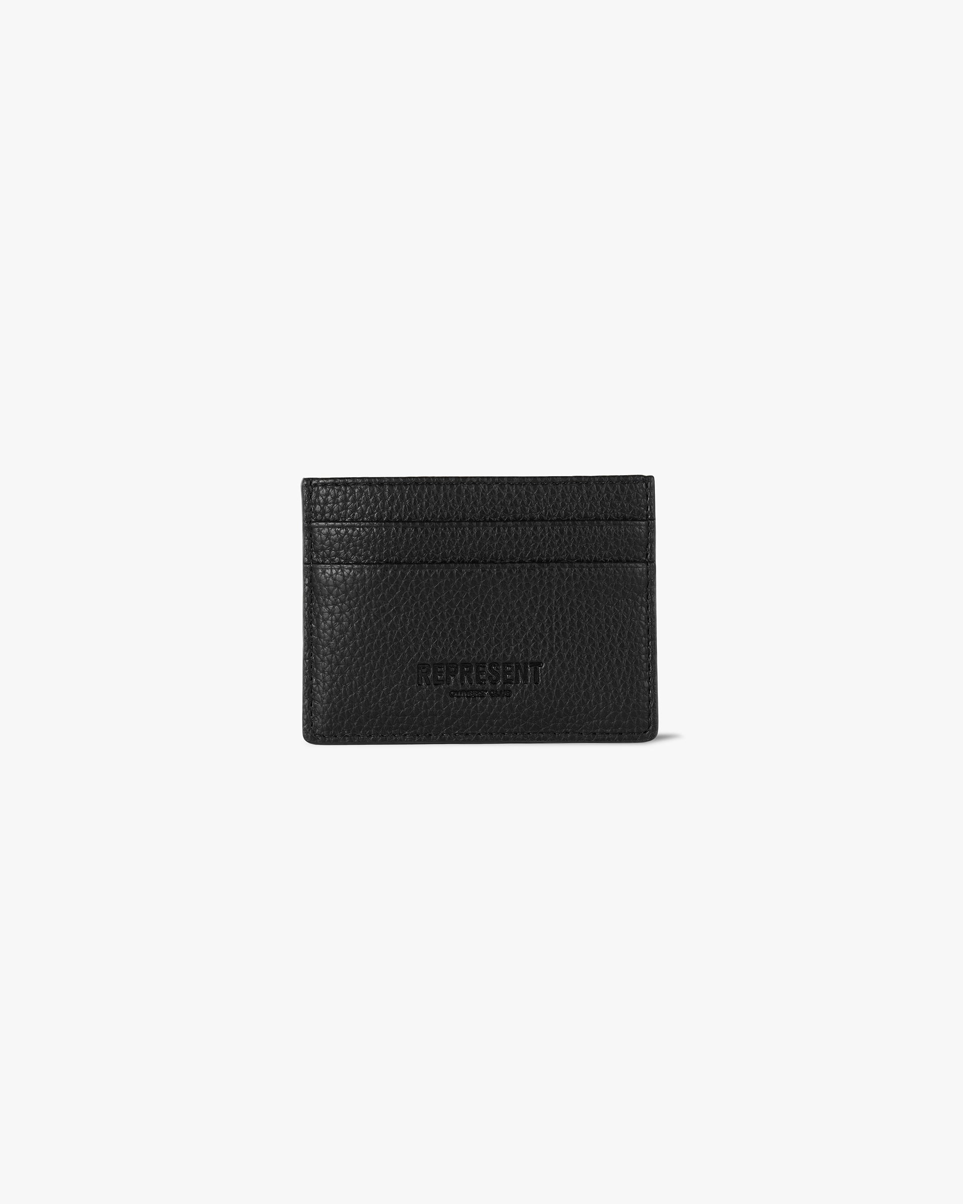 Represent Micro Owners Club Card Holder Jet Black
