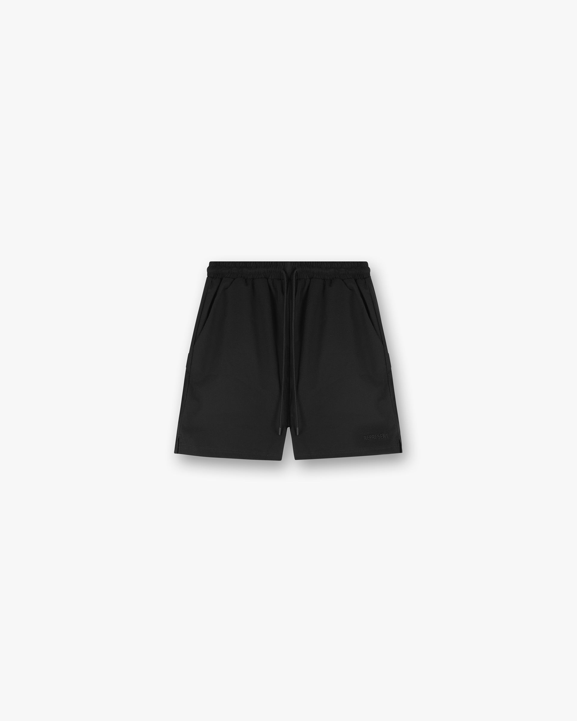 Represent Seersucker Smart Swim Short Black