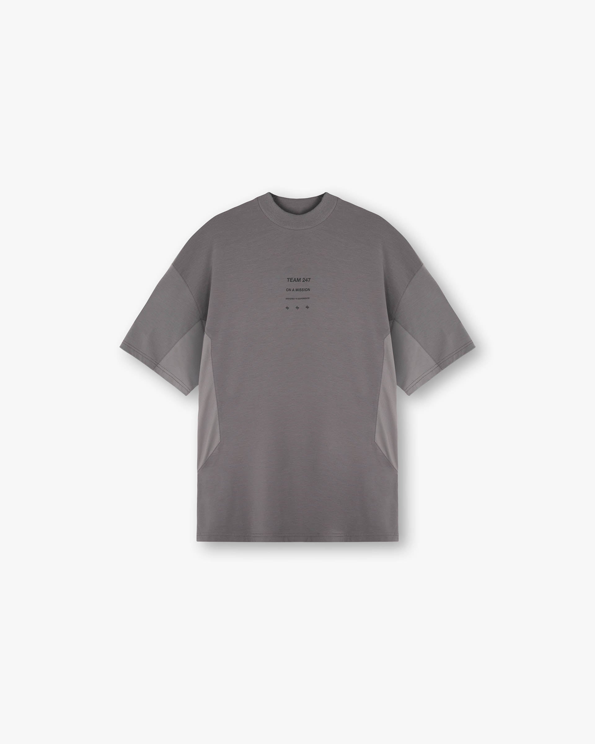 Represent 247 Uprising Oversized T-Shirt Steel