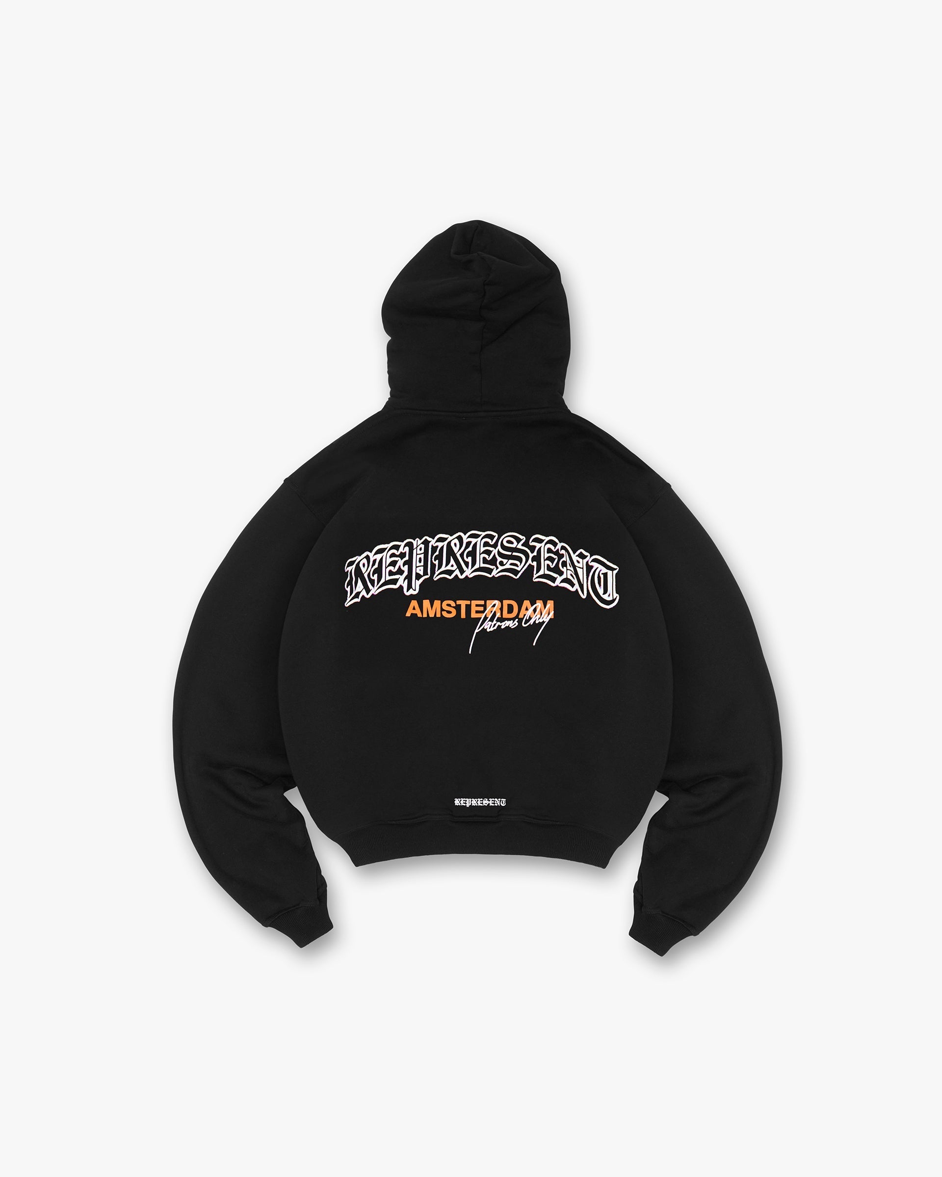 Represent Amsterdam Hoodie Black