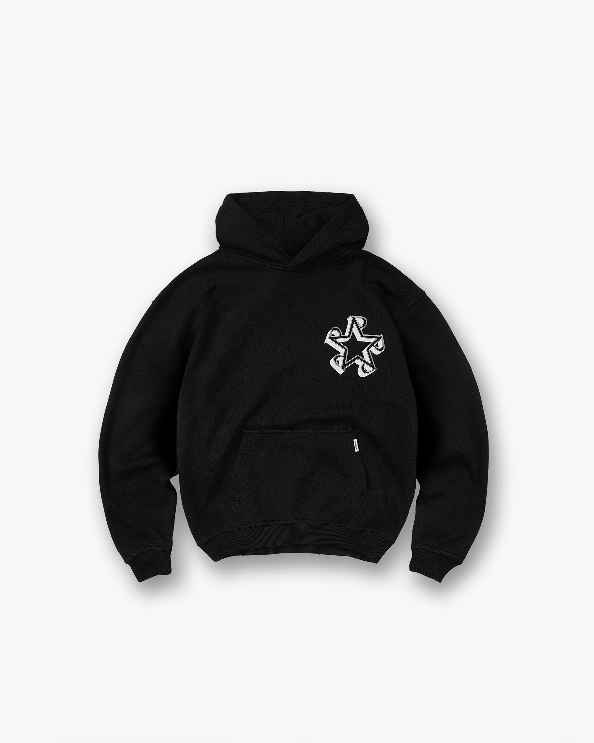 Represent Initial Star Hoodie Jet Black
