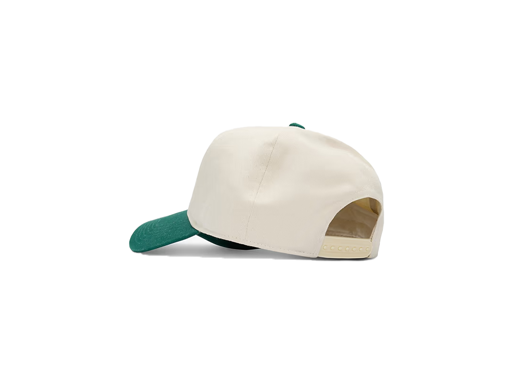 Represent Raceway Cap Antique White Forest Green