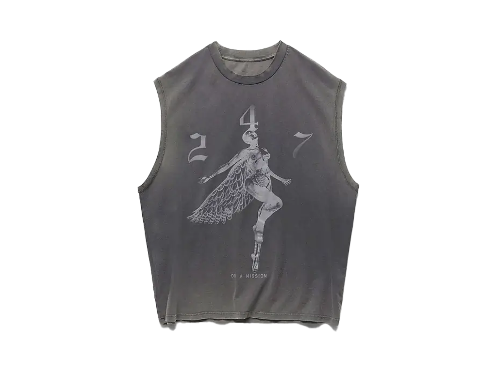Represent 247 Fallen Angel Tank Vintage Black