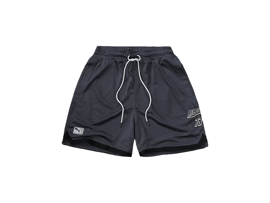 Represent X Puma Shorts Galactic Grey-Represent-pikastore.cz