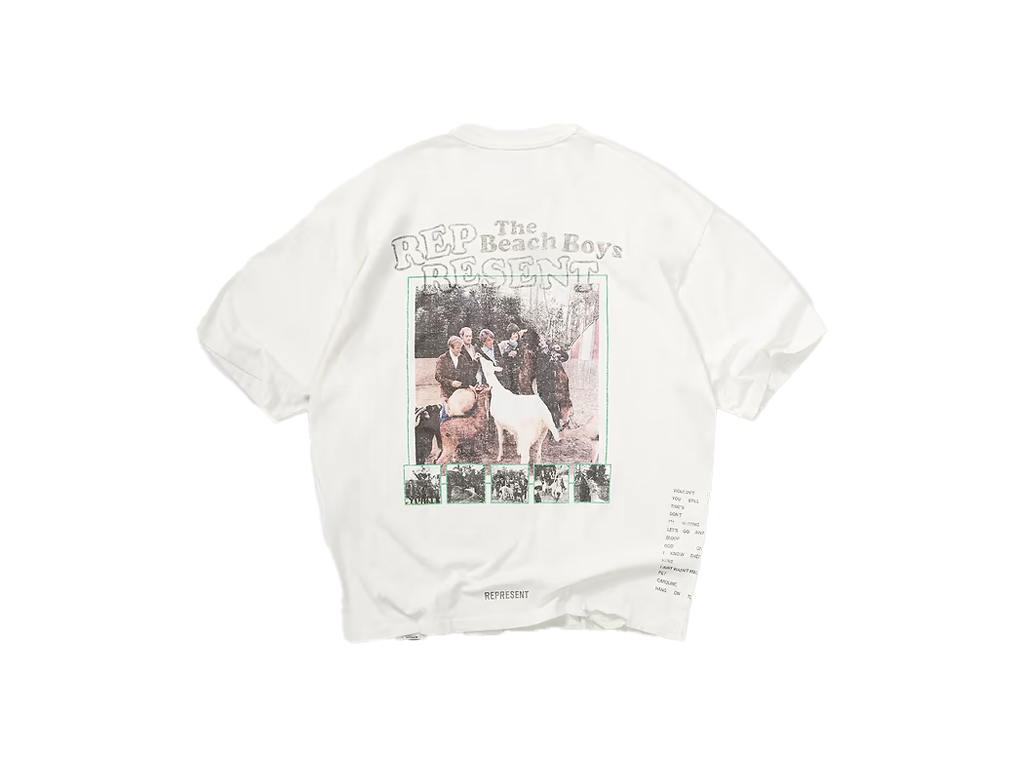 Represent x Beach Boys Pet Sounds T-Shirt Flat White