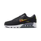 Nike Air Max 90 Spray Paint Swoosh - Black Gold Orange-Nike-pikastore.cz