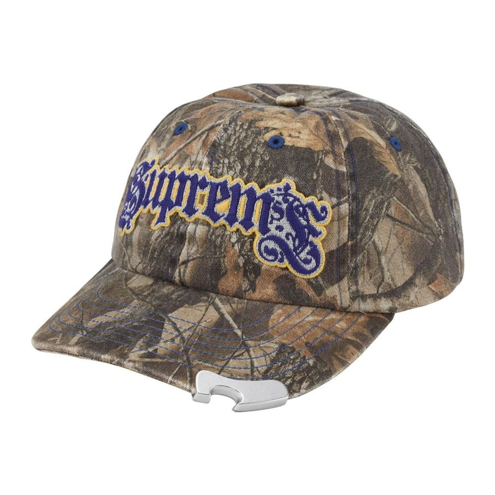 Supreme Bottle Opener 6-Panel Hat Brown Camouflage