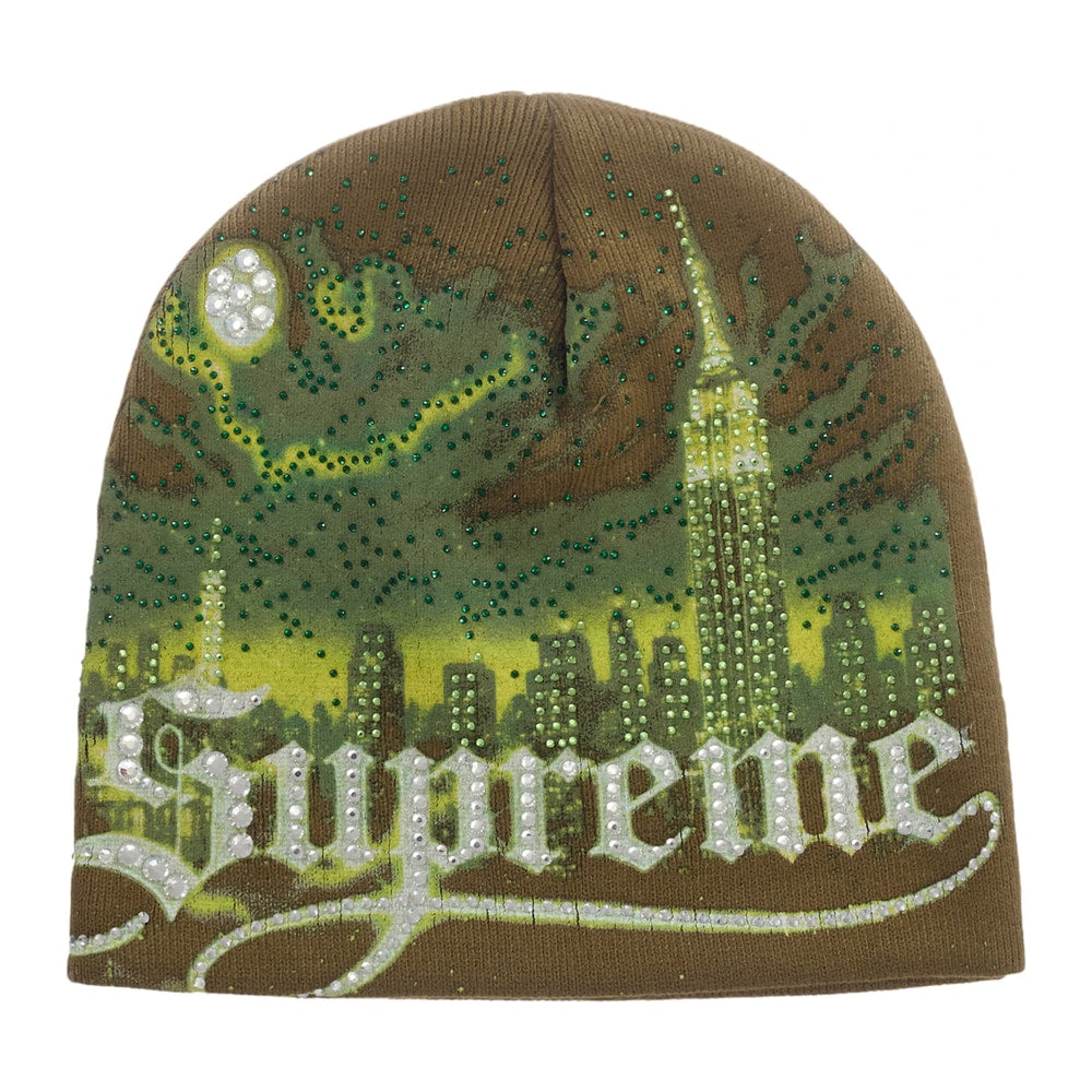 Supreme Cityscape Beanie Green