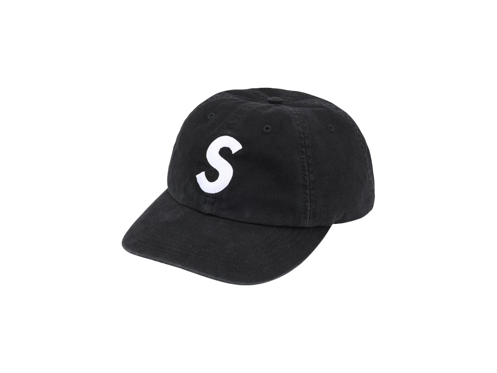 Supreme Washed Canvas S Logo 6-Panel Hat (FW26)-Supreme-pikastore.cz