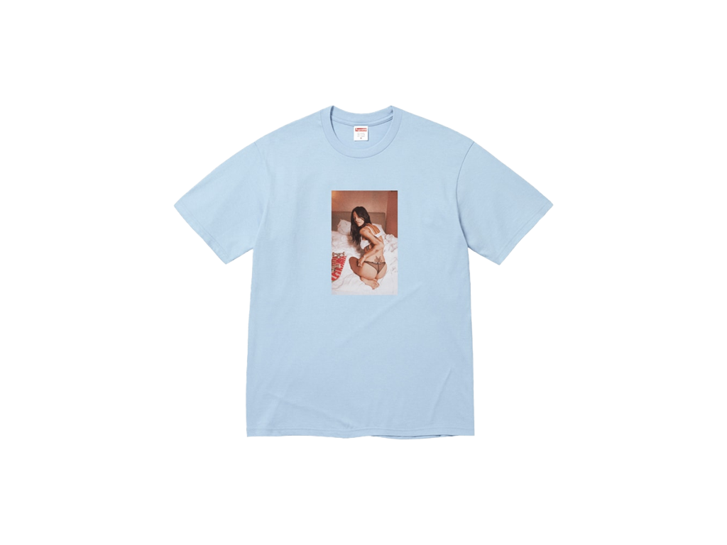 Supreme x Larry Clark Neighbor Tee Powder Blue-Supreme-pikastore.cz