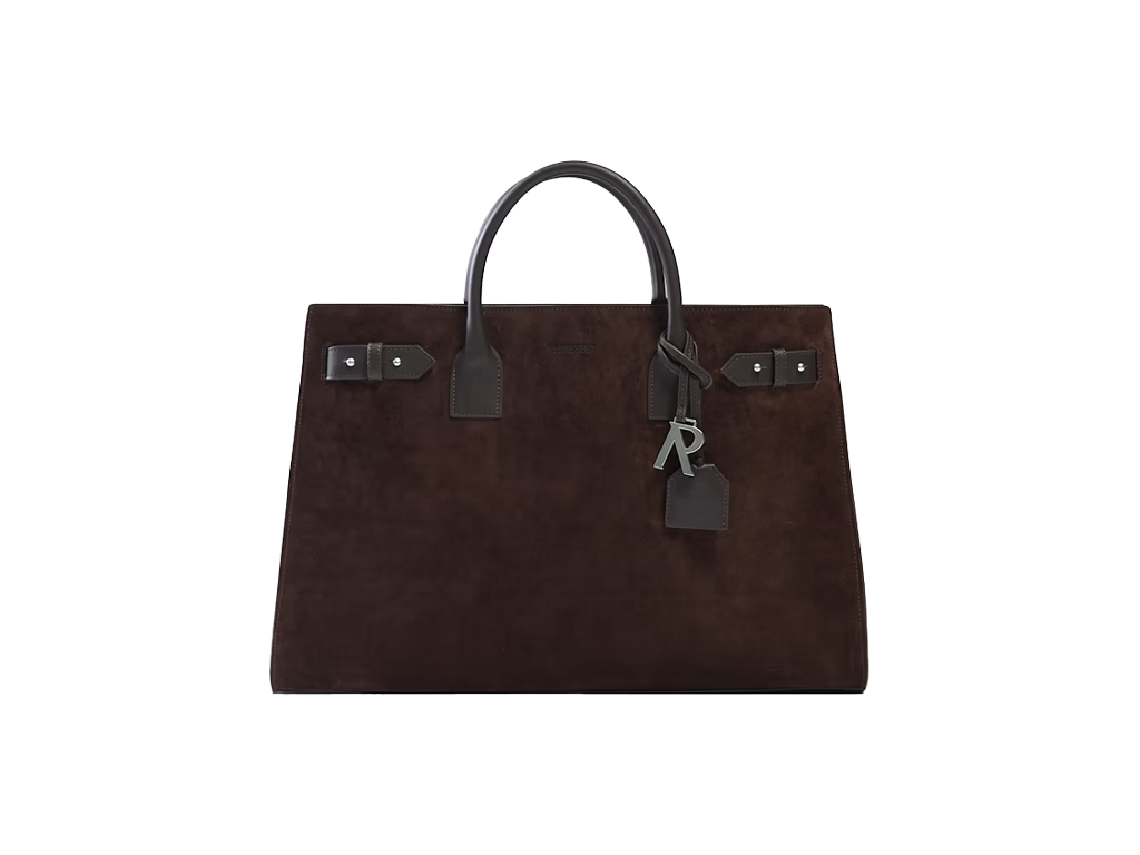 Represent Suede Leather Tote Bag Brown-Represent-pikastore.cz