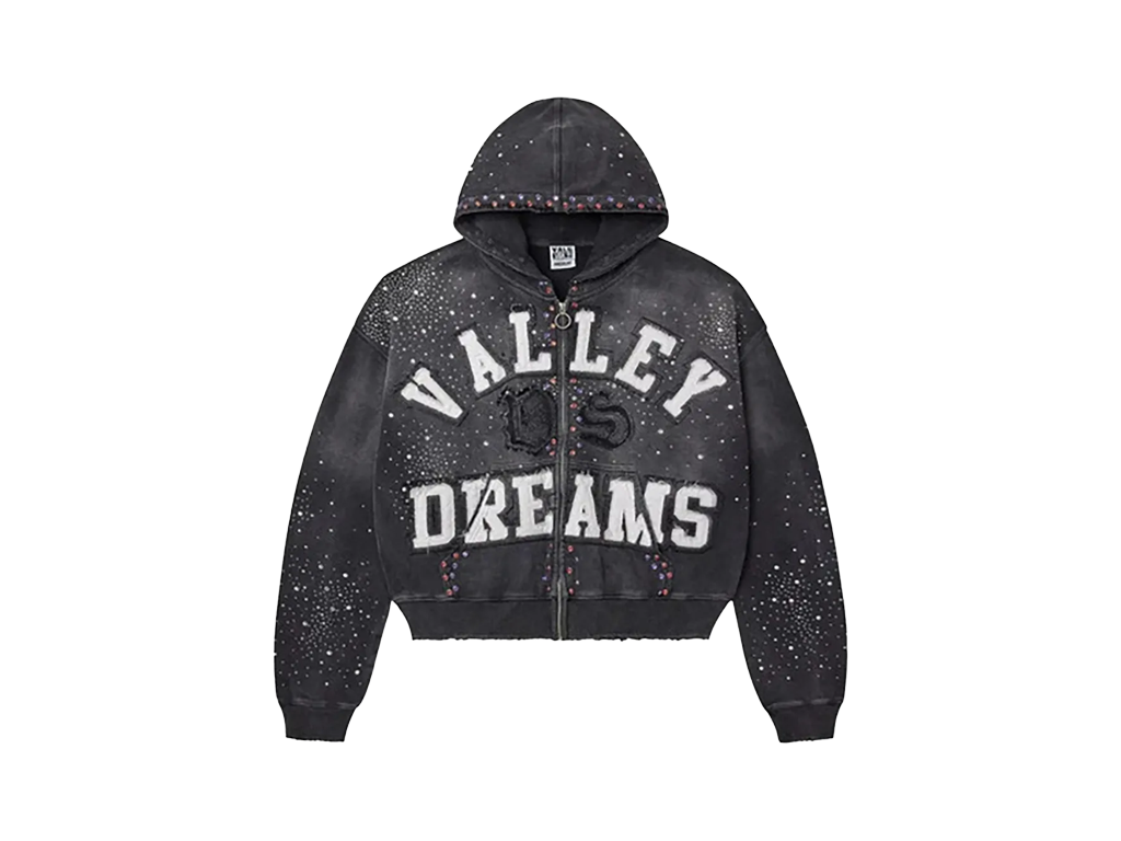 Vale Forever Classico Zip Up Hoodie Black – hættetrøje