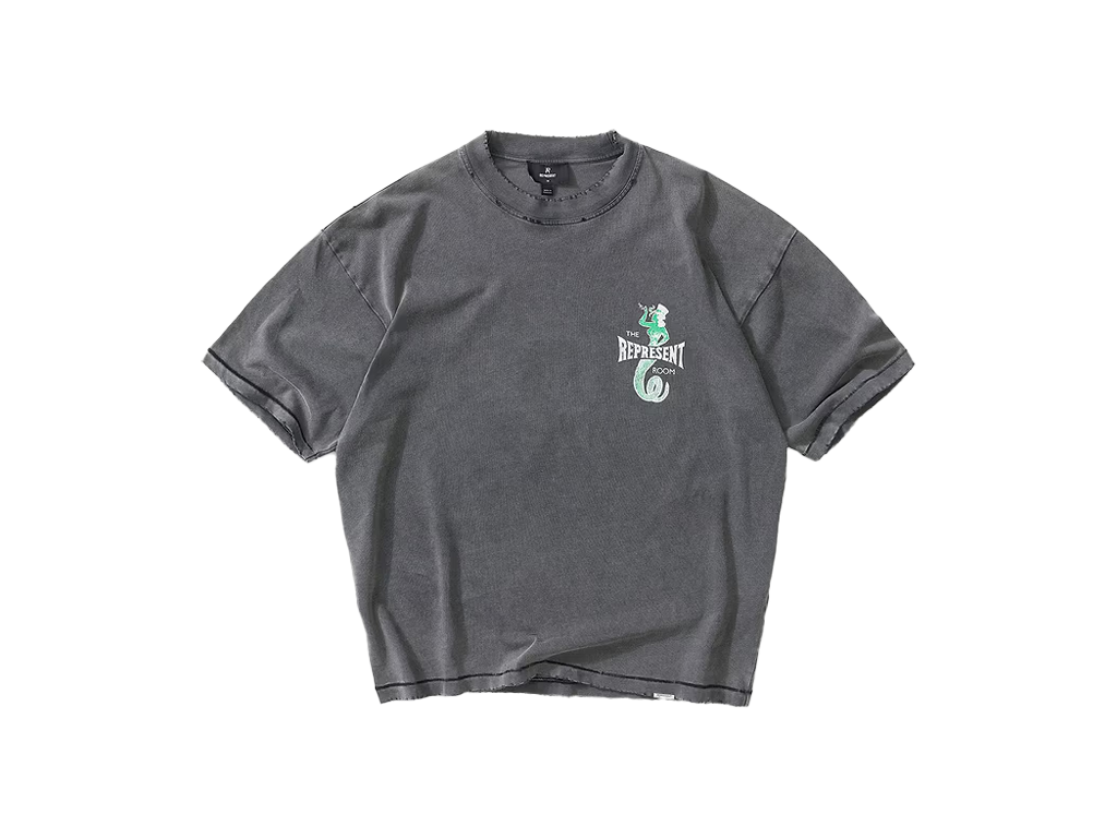 Represent x The Viper Room Dice T-Shirt Vintage Grey-Represent-pikastore.cz